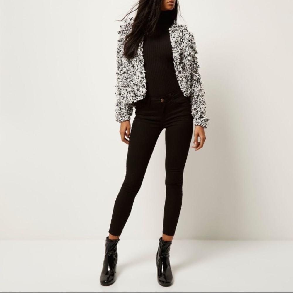 River Island Black Amelie Reform SuperSkinny Jeans